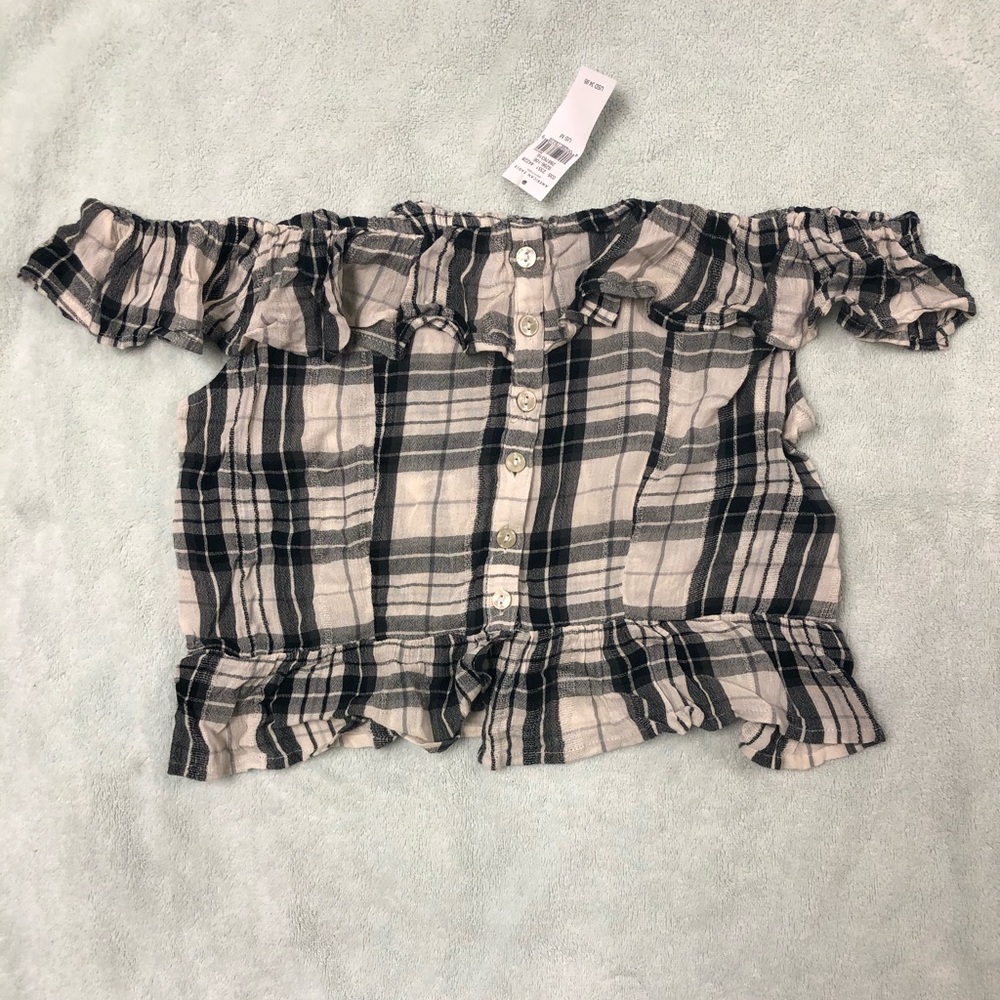 NWT American Eagle off the shoulder crop top
